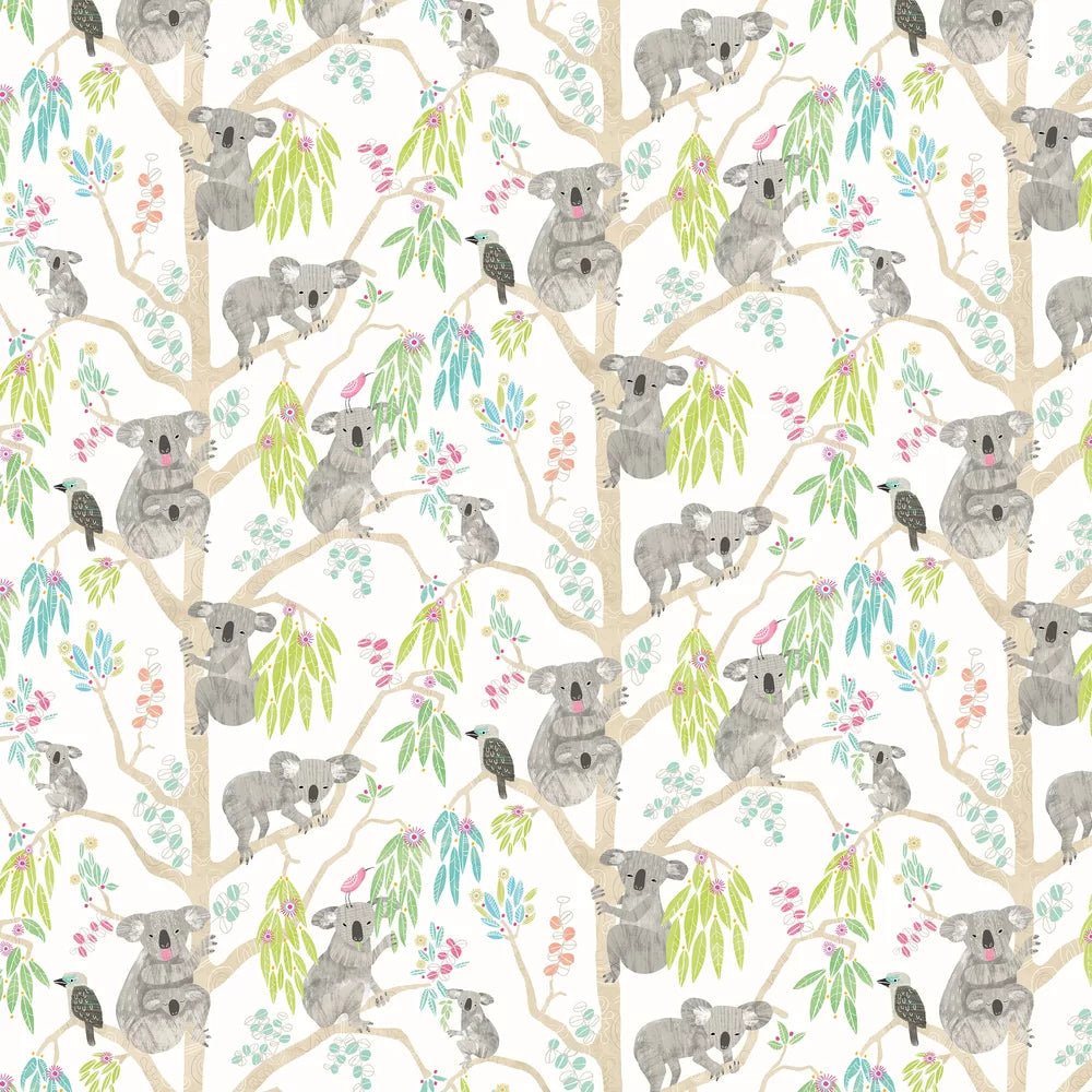 Kooka Koala Wallpaper - Candy Apple - Ohpopsi - WGU50127W - Premier Wallcovering