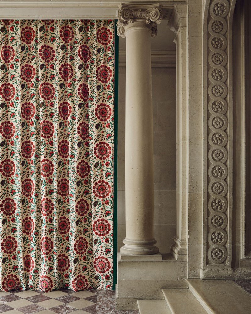 Koti Fabric - Terracotta - Manuel Canovas - M4122-01 - Premier Wallcovering