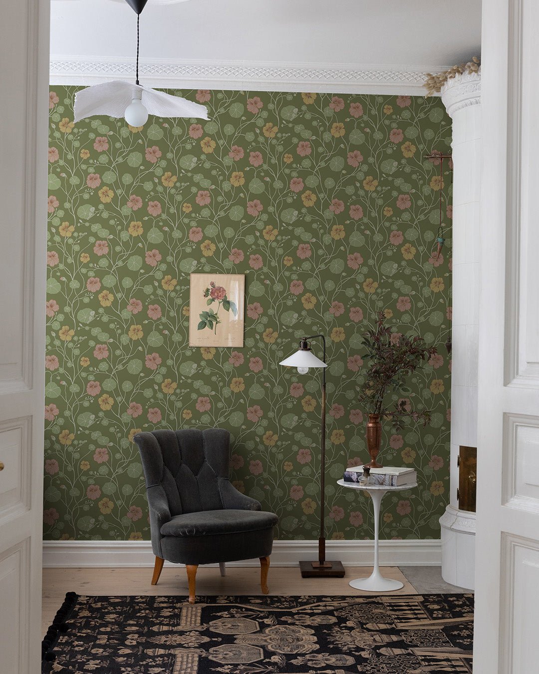 Krasseslinga Wallpaper - Green - Midbec - 12304 - Premier Wallcovering