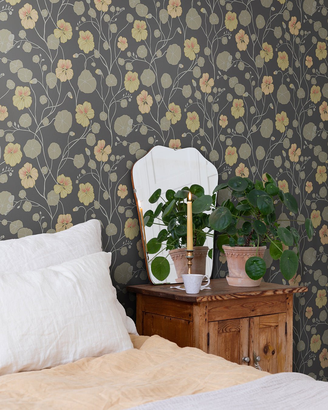 Krasseslinga Wallpaper - Gray / Black - Midbec - 12305 - Premier Wallcovering