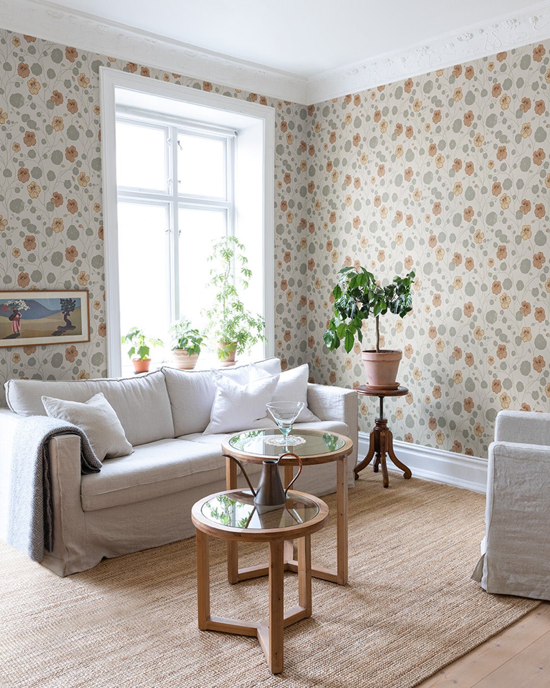 Krasseslinga Wallpaper - Gray - Midbec - 12303 - Premier Wallcovering