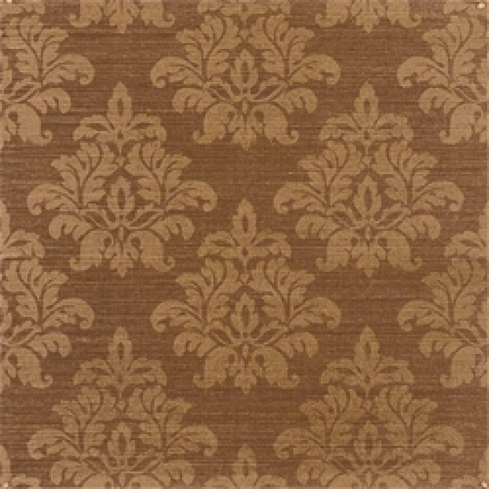Kunqu Damask Wallpaper - Brown - Thibaut - T5001 - Premier Wallcovering