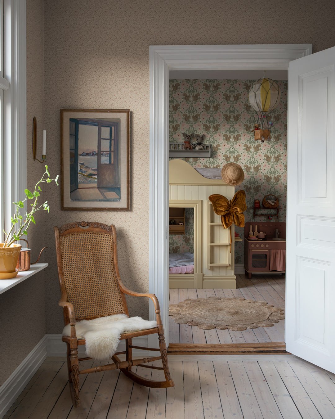 Kurre Wallpaper - Pink - Midbec - 44120 - Premier Wallcovering