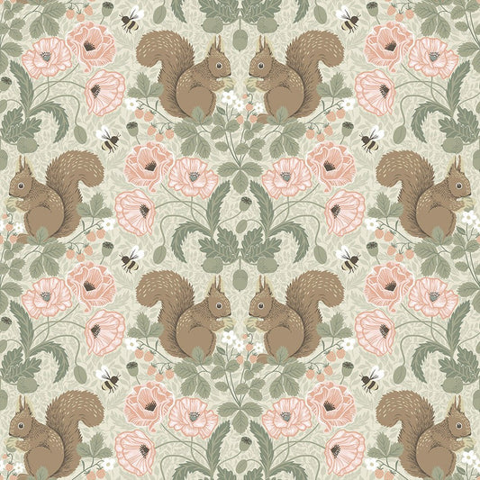 Kurre Wallpaper - Pink - Midbec - 44120 - Premier Wallcovering