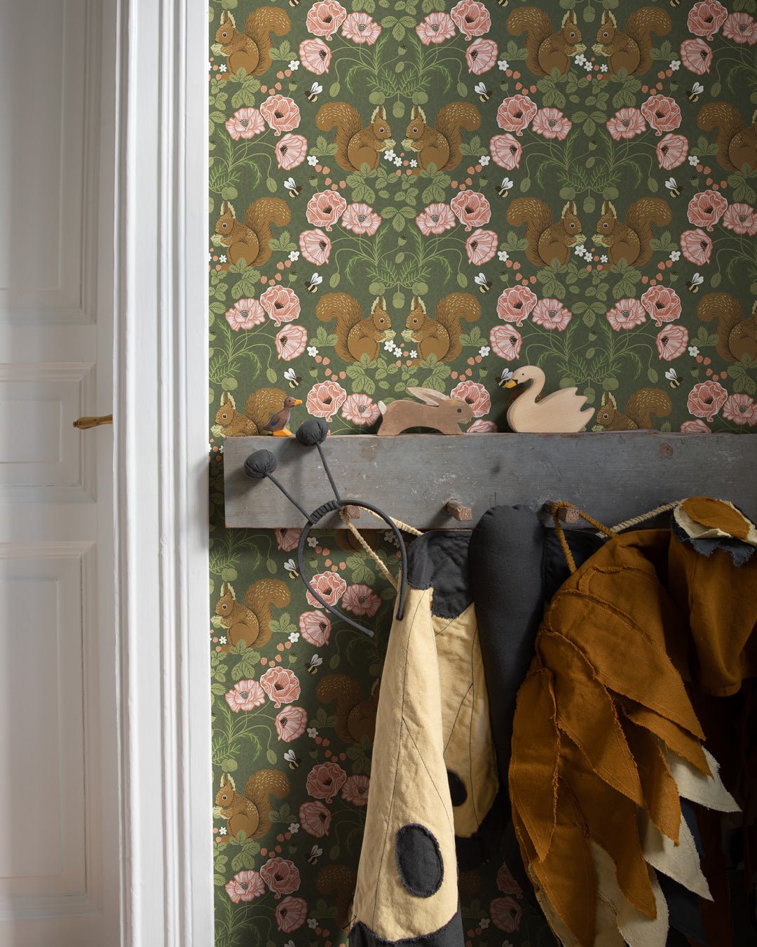 Kurre Wallpaper - Green - Midbec - 44124 - Premier Wallcovering