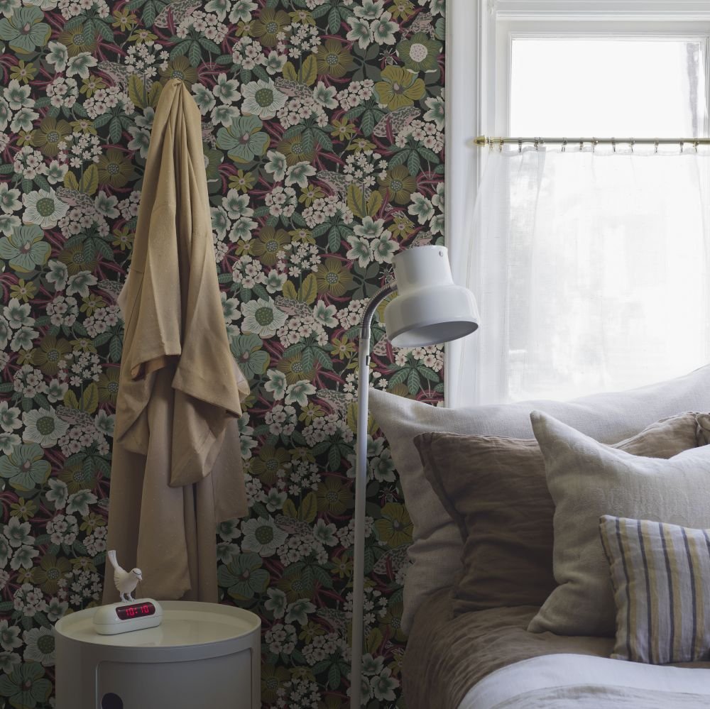Kvackstepp Wallpaper - Forest - Boråstapeter - 2088 - Premier Wallcovering