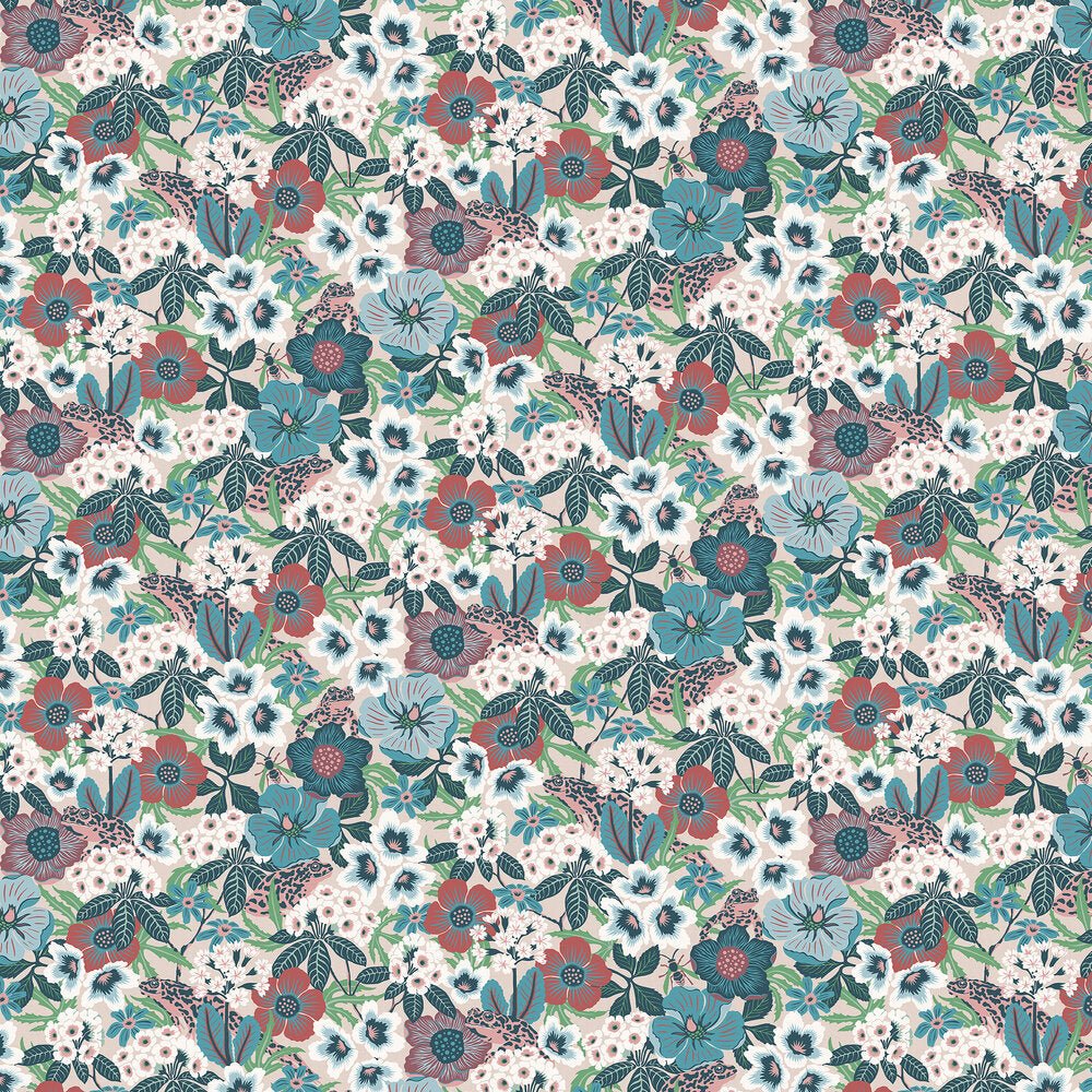 Kvackstepp Wallpaper - Blush - Boråstapeter - 2087 - Premier Wallcovering