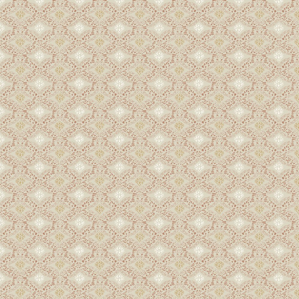 Kvarnholmen Wallpaper - Terracotta - Boråstapeter - 8055 - Premier Wallcovering