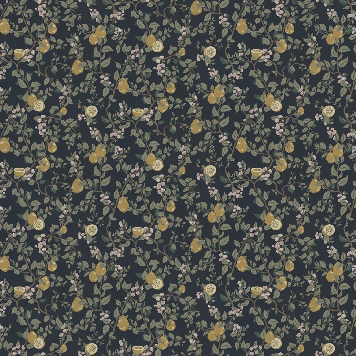 Kvitten Wallpaper - Midnight Blue - Sandberg - 432-96 - Premier Wallcovering