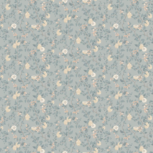 Kvitten Wallpaper - Soft Blue - Sandberg - S10168 - Premier Wallcovering