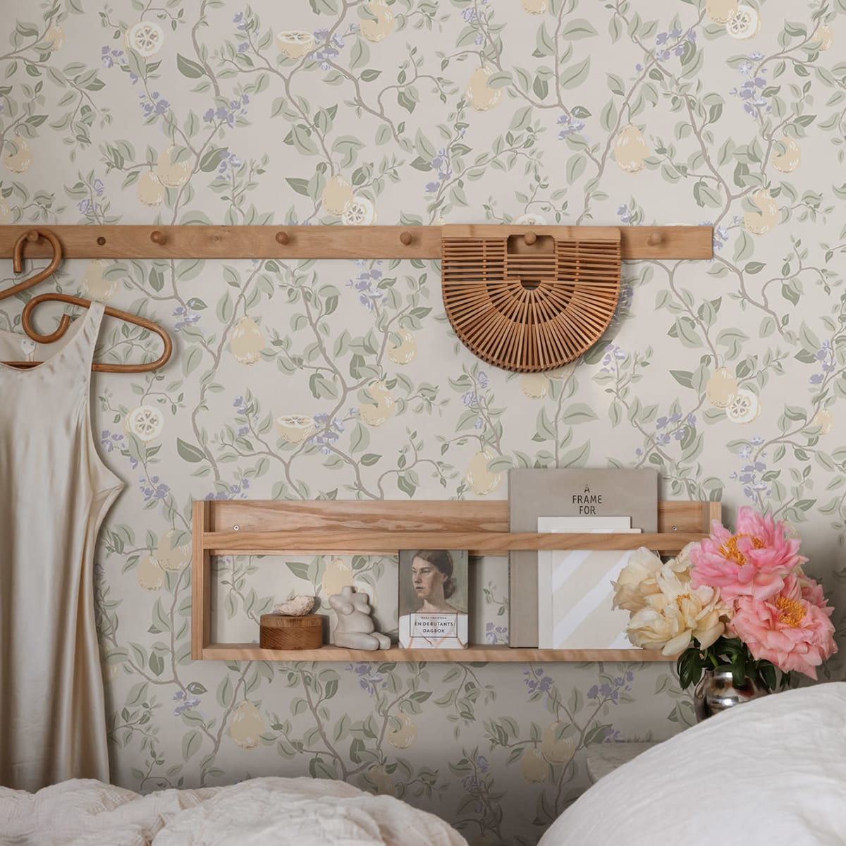 Kvitten Wallpaper - Lilac - Sandberg - S10169 - Premier Wallcovering