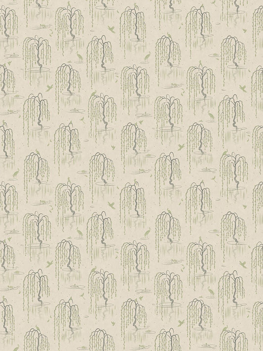 Kyoto Blossom Wallpaper - Zen Sage - Divine Savages - DVS147-KYOTO-ZSAG-WR - Premier Wallcovering