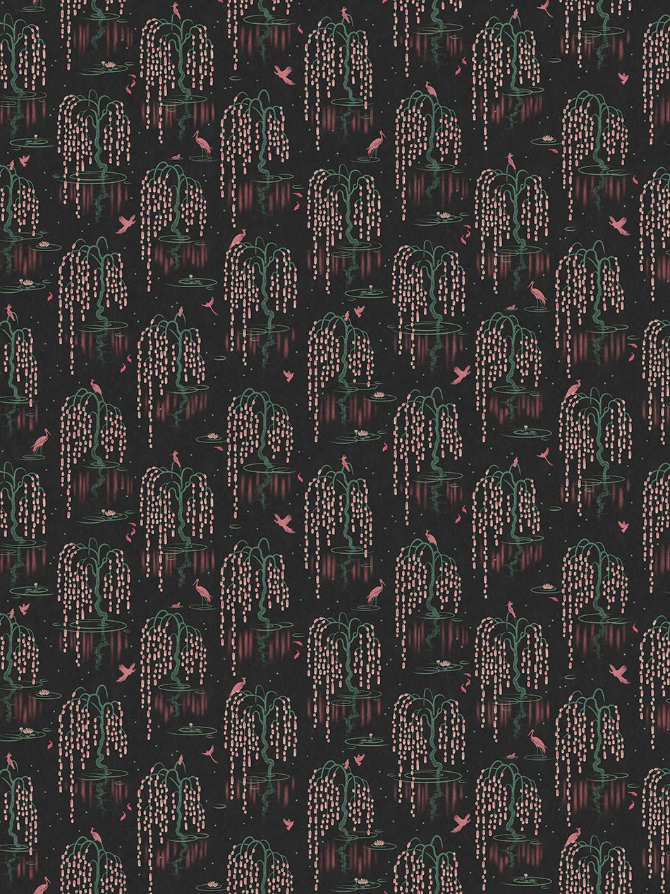 Kyoto Blossom Wallpaper - Eden Nights - Divine Savages - DVS148-KYOTO-EDENI-WR - Premier Wallcovering