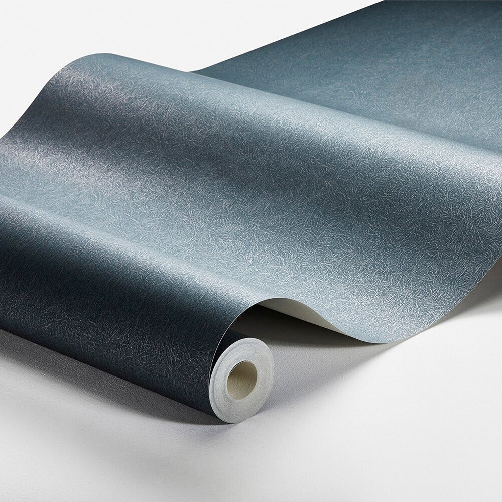 Kyoto Crepe Wallpaper - Deep Blue - Boråstapeter - 3138 - Premier Wallcovering