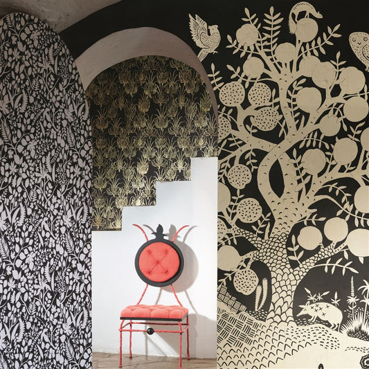 L Eden Wallpaper - Dore - Christian Lacroix - PCL7025/02 - Premier Wallcovering
