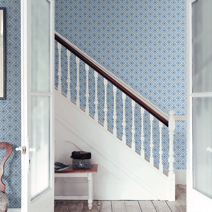 La Fiorentina Small Wallpaper - Blue - GP & J Baker - BW45098/1 - Premier Wallcovering
