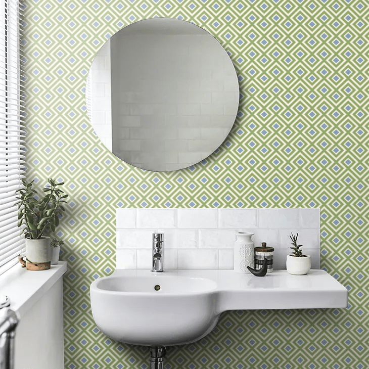 La Fiorentina Small Wallpaper - Emerald/ Blue - GP & J Baker - BW45098/3 - Premier Wallcovering