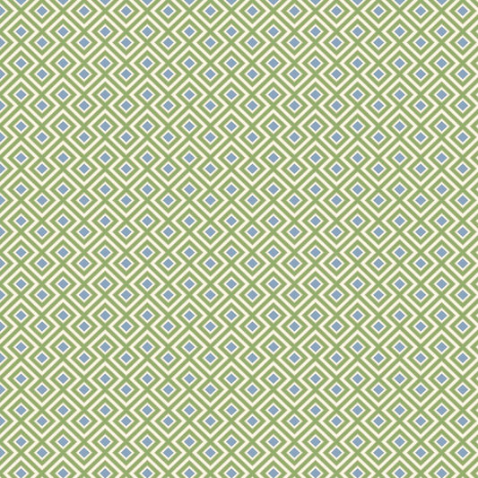 La Fiorentina Small Wallpaper - Emerald/ Blue - GP & J Baker - BW45098/3 - Premier Wallcovering