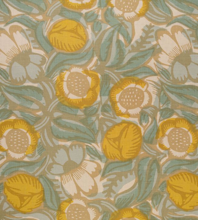 La Foret Fabric - Lemon - Christopher Farr Cloth - CF136 - 01 - Premier Wallcovering