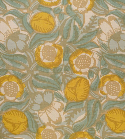 La Foret Fabric - Lemon - Christopher Farr Cloth - CF136 - 01 - Premier Wallcovering