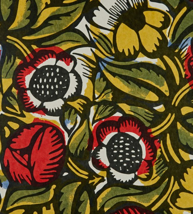 La Foret Wallpaper - Poppy - Christopher Farr Cloth - CFW115 - 04 - Premier Wallcovering