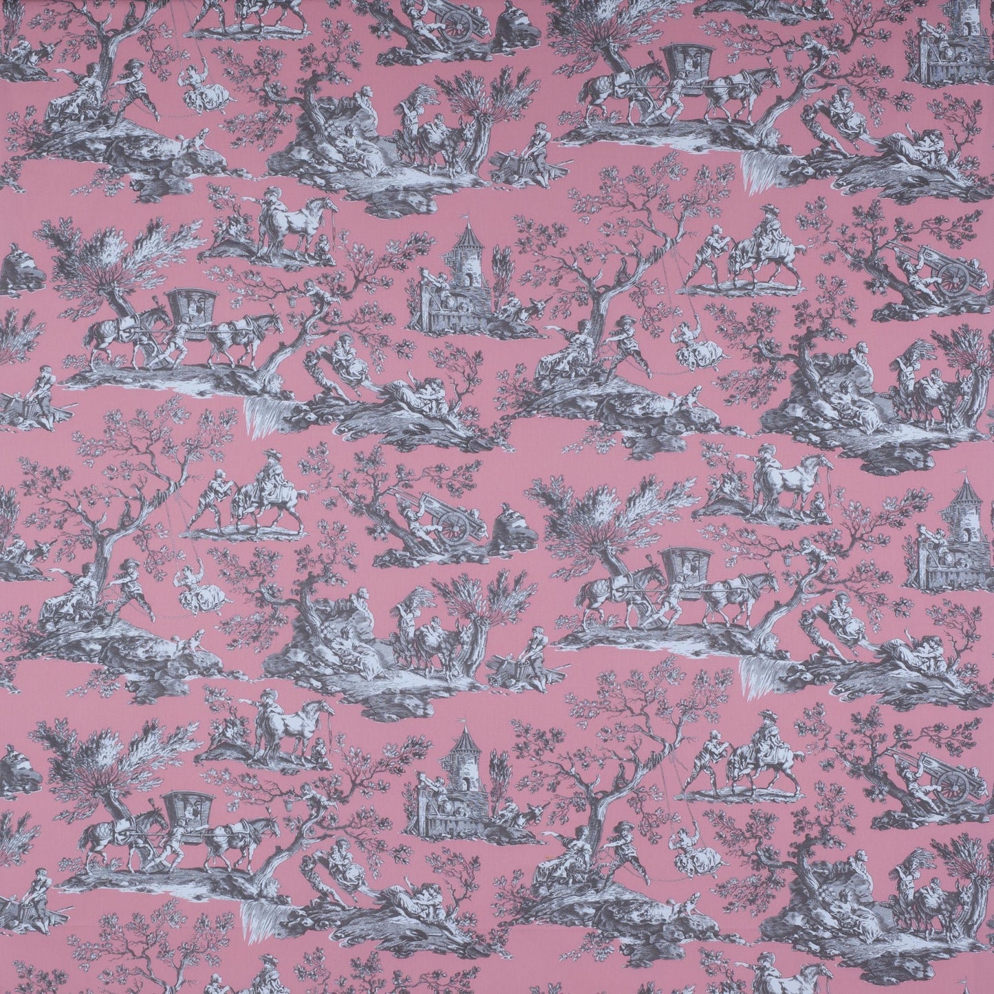 La Musardiere Fabric - Saumon - Manuel Canovas - M4080-01 - Premier Wallcovering