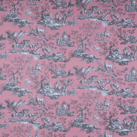 La Musardiere Fabric - Saumon - Manuel Canovas - M4080-01 - Premier Wallcovering