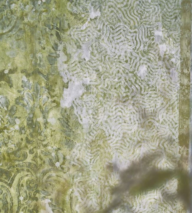 La Rotonda Scene 1 Wallpaper - Olive - PDG1095/01 - Designers Guild - Premier Wallcovering
