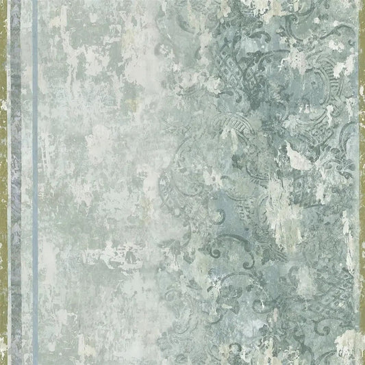 La Rotonda Scene 2 Wallpaper - Olive - Designers Guild - PDG1096/01 - Premier Wallcovering