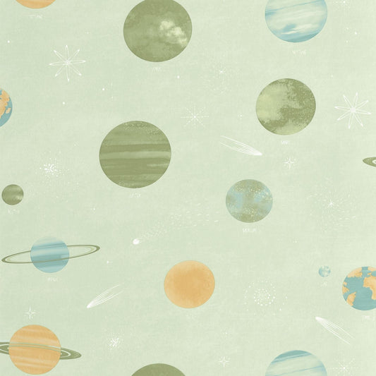 La Voie Lactee Wallpaper - Vert D'eau - Caselio - 105687000 - Premier Wallcovering