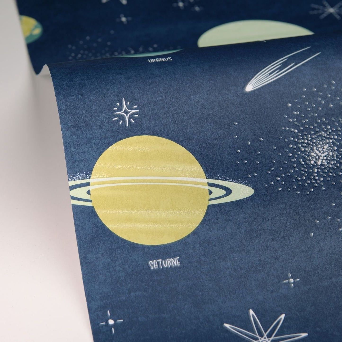 La Voie Lactee Wallpaper - Bleu Nuit - Caselio - 105686066 - Premier Wallcovering