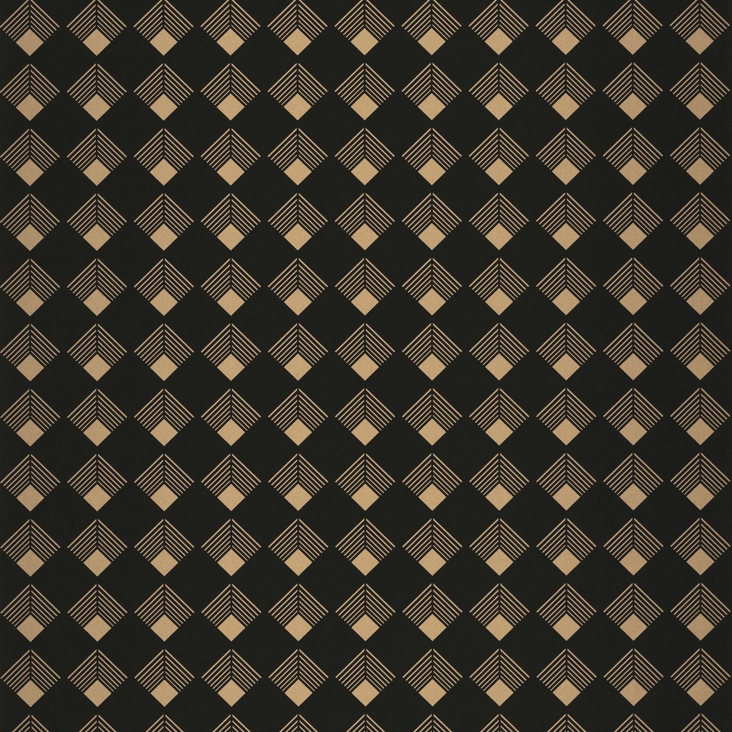Labyrinth Patch Wallpaper - Noir - Caselio - 102139023 - Premier Wallcovering