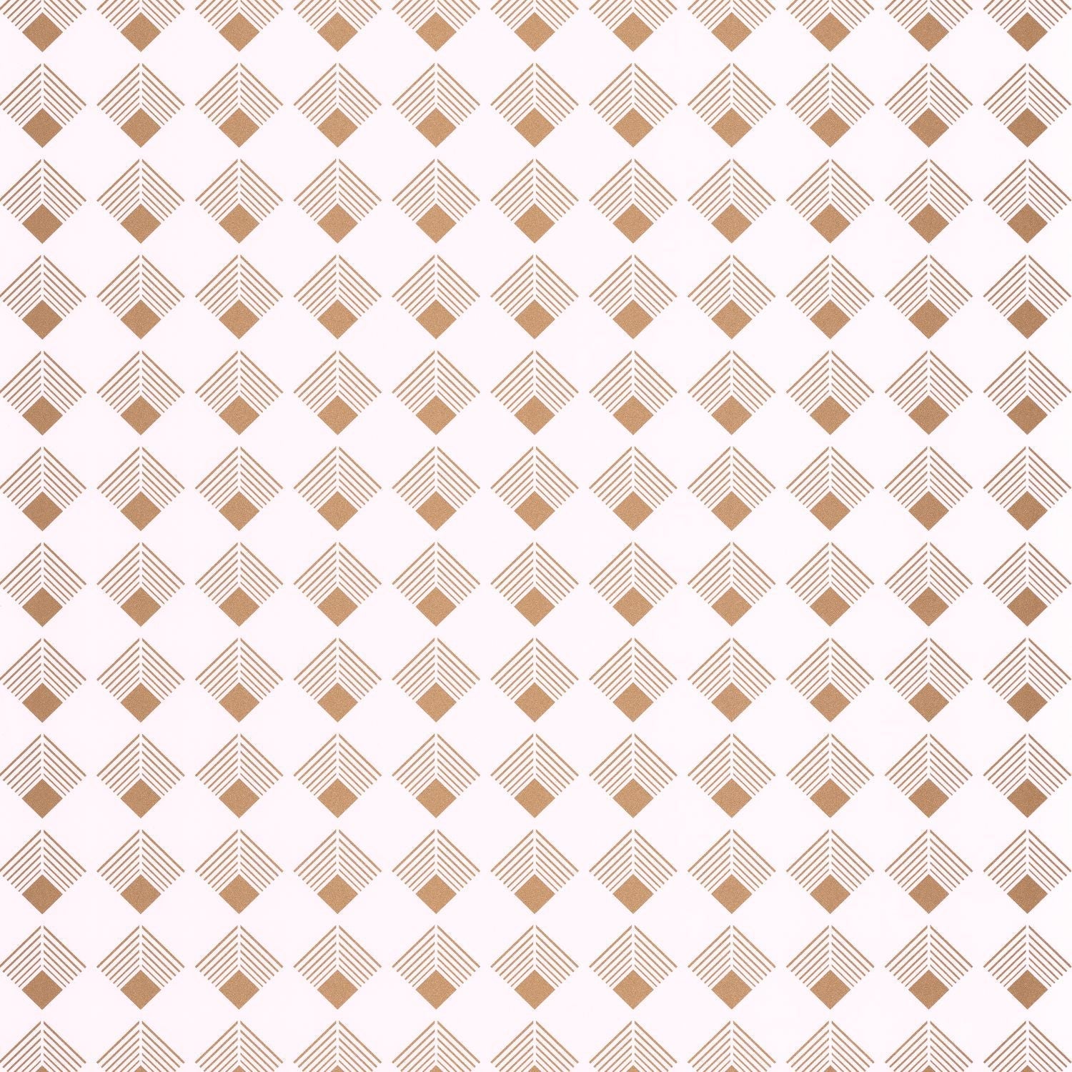 Labyrinth Patch Wallpaper - Beige - Caselio - 102131026 - Premier Wallcovering