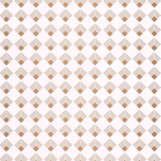 Labyrinth Patch Wallpaper - Beige - Caselio - 102131026 - Premier Wallcovering