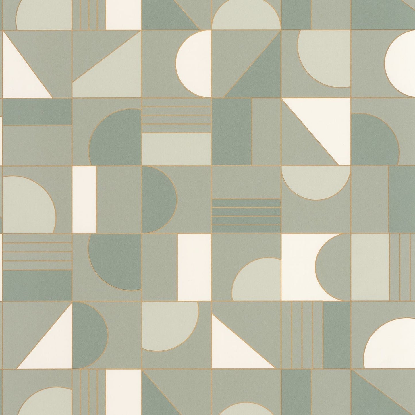 Labyrinth Puzzle Wallpaper - Amande - Caselio - 102107024 - Premier Wallcovering