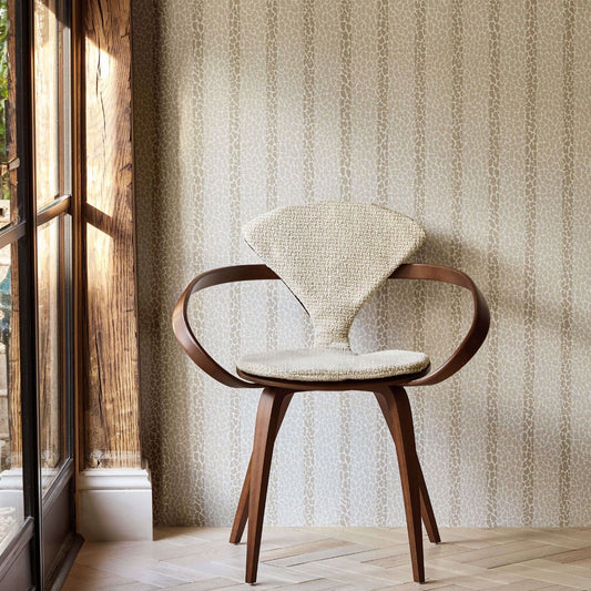 Lacuna Stripe Wallpaper - Bamboo - HRWO113070 - Harlequin - Premier Wallcovering