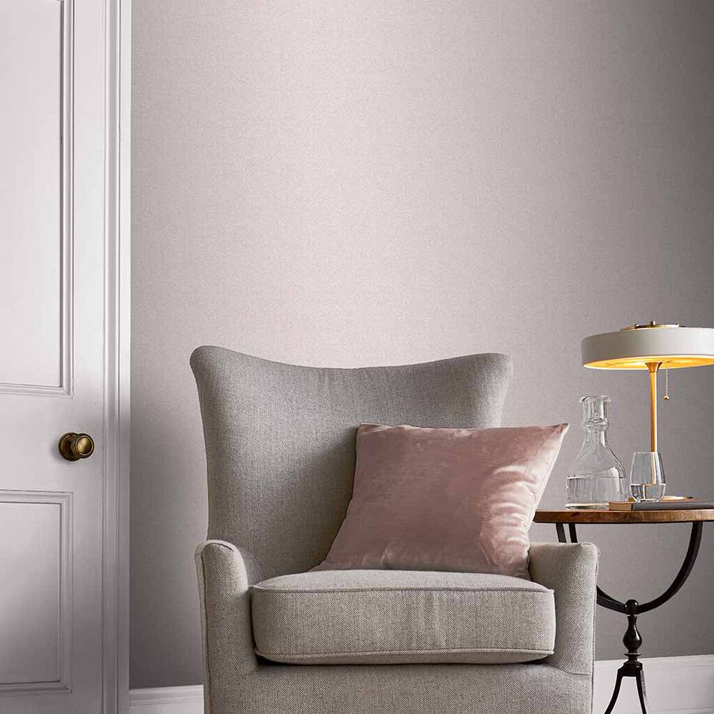Lagom Plain Wallpaper - Rose - Graham & Brown - 106840 - Premier Wallcovering