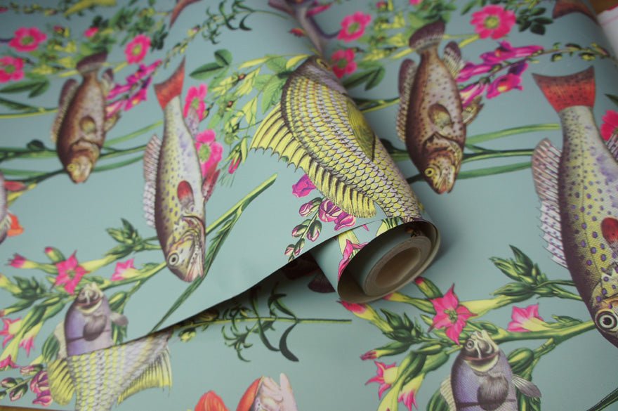 Lagoon Wallpaper - Teal/Multi - Holden Décor - 12171 - Premier Wallcovering