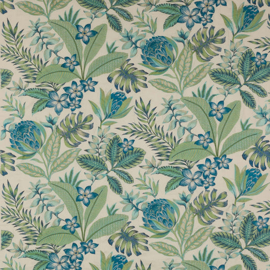 Laly Fabric - Aqua - Manuel Canovas - M4067-01 - Premier Wallcovering
