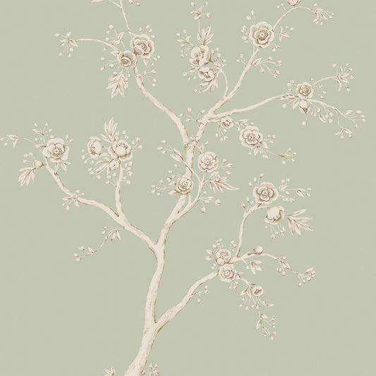 Lambourne Wallcovering Wallpaper - Celadon - Colefax & Fowler - W7030-01 - Premier Wallcovering