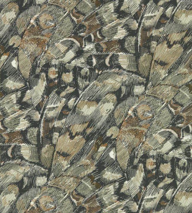 Lamina Wallpaper - Onyx/Bronze - HM6W112168 - Harlequin - Premier Wallcovering