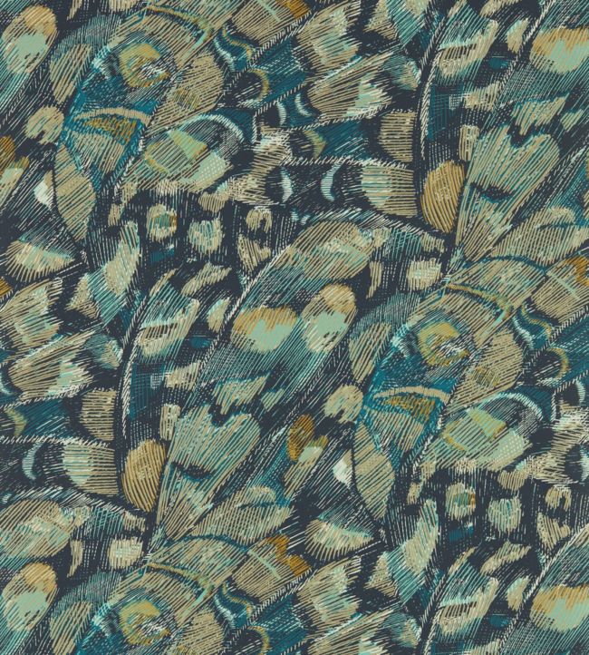 Lamina Wallpaper - Ink/Marine - HM6W112167 - Harlequin - Premier Wallcovering