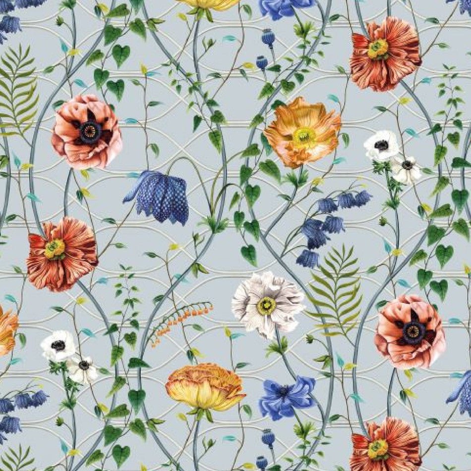 Lamorran Trail Wallpaper - Sky - Osborne & Little - W7684-02 - Premier Wallcovering