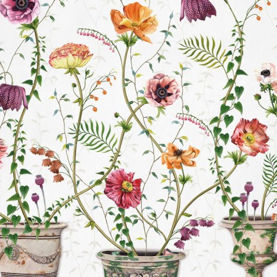 Lamorran Wallpaper - Ivory - Osborne & Little - W7683-01 - Premier Wallcovering