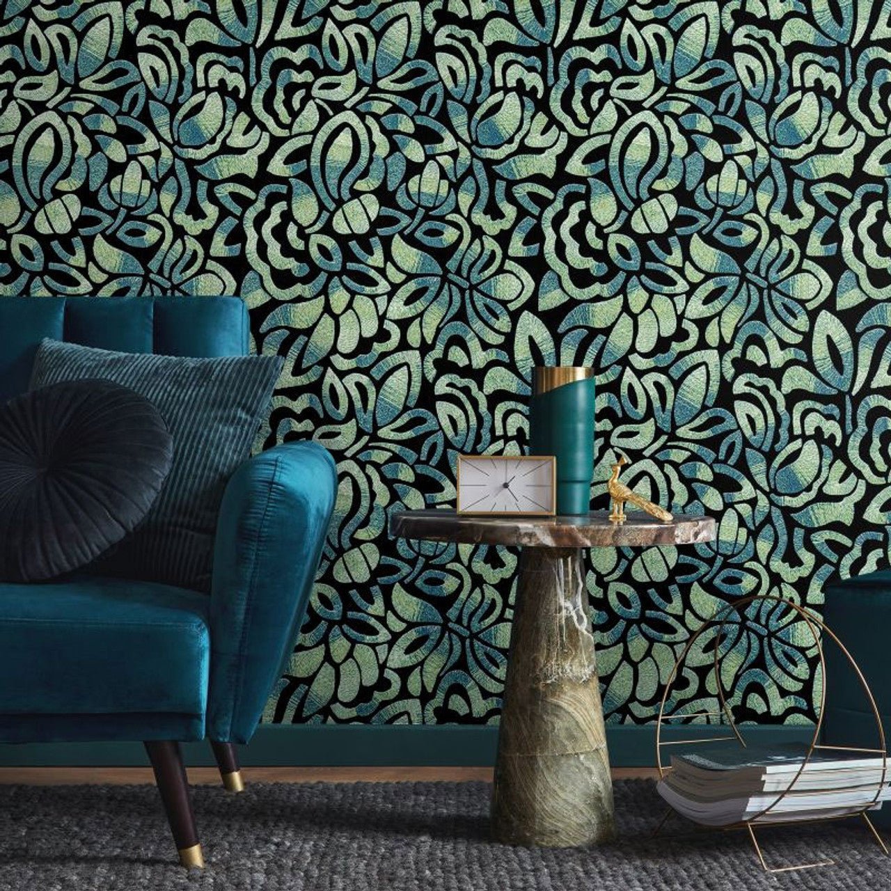 Lana Pepper Wallpaper - Spirulina - Hohenberger - 81340 - Premier Wallcovering