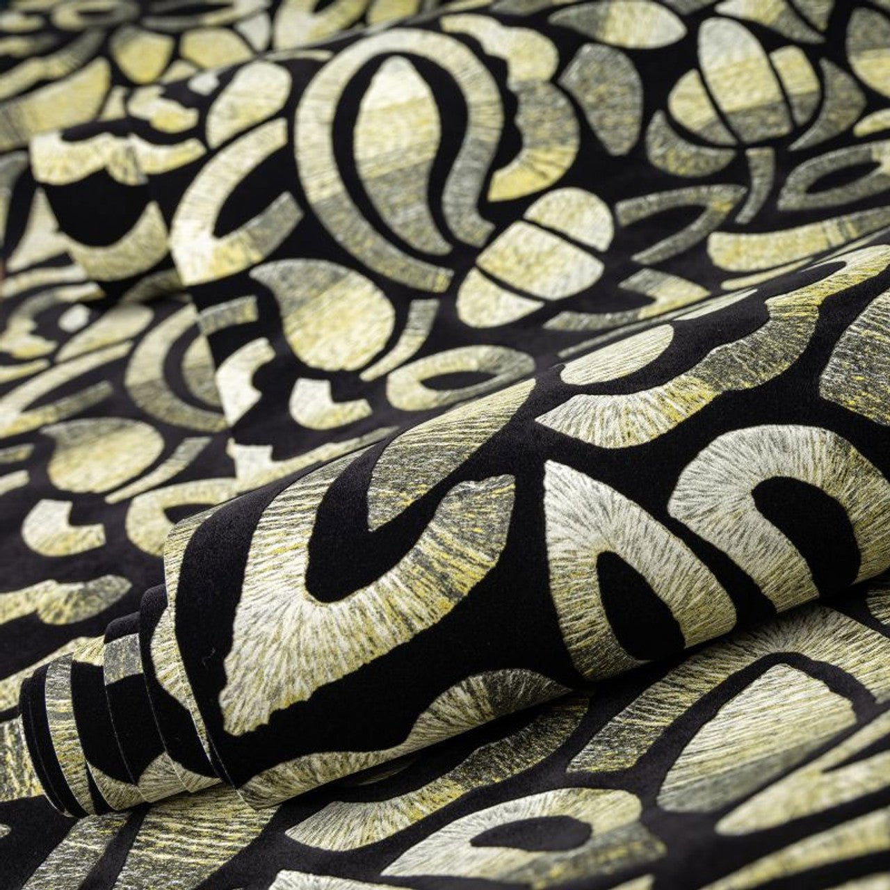 Lana Pepper Wallpaper - Mustard - Hohenberger - 81341 - Premier Wallcovering