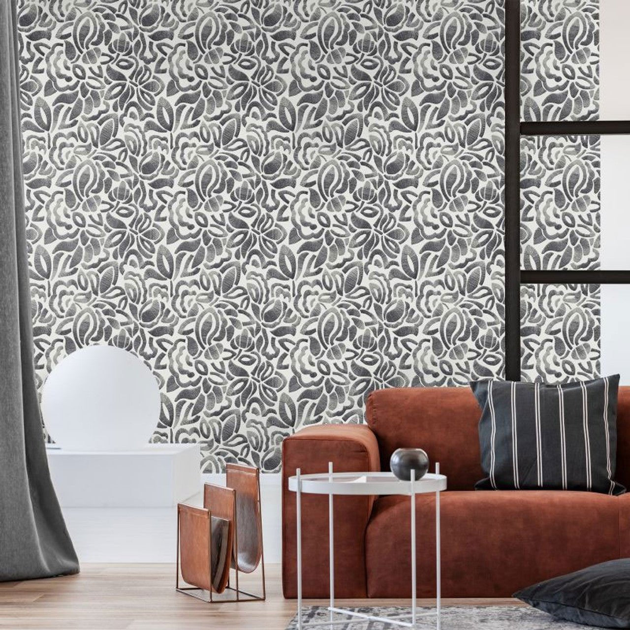 Lana Pepper Wallpaper - Black Cumin - Hohenberger - 81339 - Premier Wallcovering