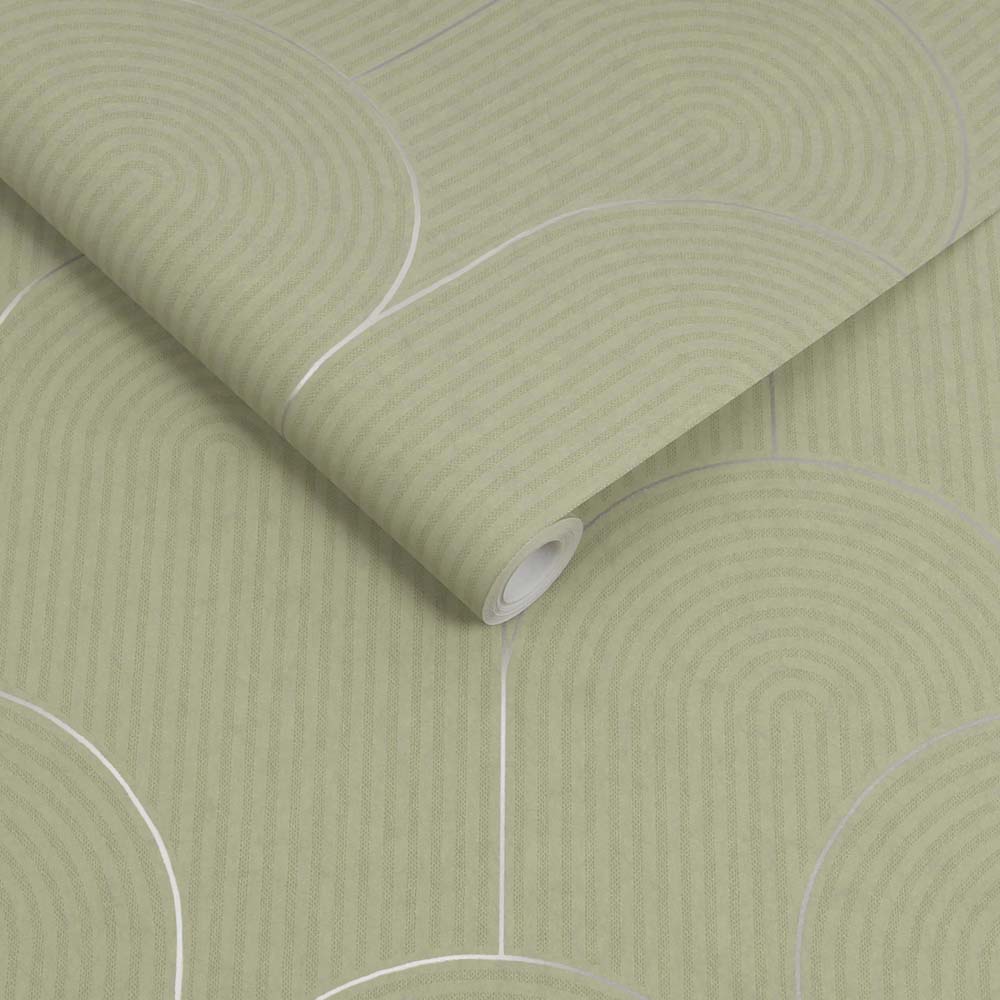 Lancet Wallpaper - Sage - Graham & Brown - 121416 - Premier Wallcovering