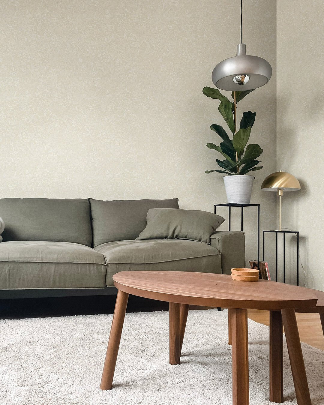 Landskapsdjur Wallpaper - Beige - Midbec - 26030 - Premier Wallcovering