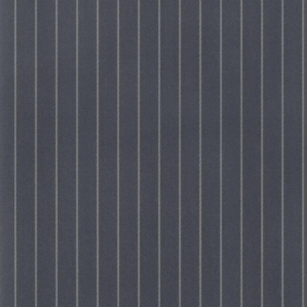 Langford Chalk Stripe Wallpaper - Dark Blue - Ralph Lauren - PRL5009/02 - Premier Wallcovering